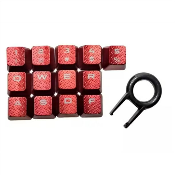 Teclas Antideslizantes para Teclado Mecánico de 13 Teclas con Retroiluminación Que Mejoran la Escritura y los Juegos para K70, K95 y 066A.