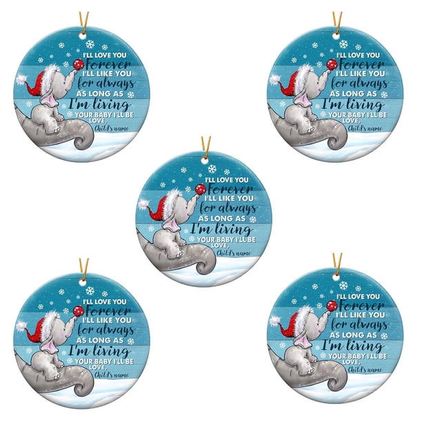 Adornos para árboles de Navidad Decoraciones para habitaciones Colgante de material de madera de 8 cm Wmkox8yii gf5857