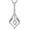 HangingStone 2, variant on 925 Sterling Silver Hanging Stone Opal Pendant Necklaces for Women