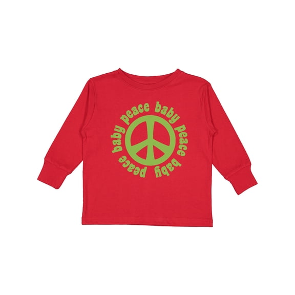 Inktastic Peace Baby Boys or Girls Long Sleeve Toddler T-Shirt