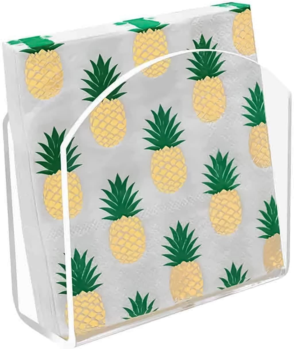 Porte-Serviettes Pour Table, Porte-Serviettes En Acrylique Transparent Distributeur De Serviettes En Papier Forme En U Organisateur De Tissus 97086408