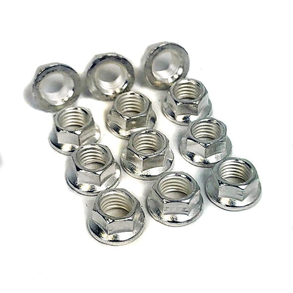 Baer Brakes 2000028 Rotor Hardware, NAS Hex Locking Nuts & Washers - 12 Pack