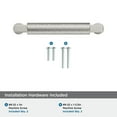 thumbnail image 4 of Amerock Balata 3-3/4 inch (96mm) Center-to-Center Polished Nickel Cabinet Pull, 4 of 6