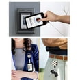thumbnail image 2 of Groovy Flower ID Badge Holder with Retractable Badge Reel Clip, Detachable Lanyards for Id Badges Key, Cute Card Name Tag Lanyard ID Protector Bage Clips for Women Nurse Teacher, Beige, 2 of 6