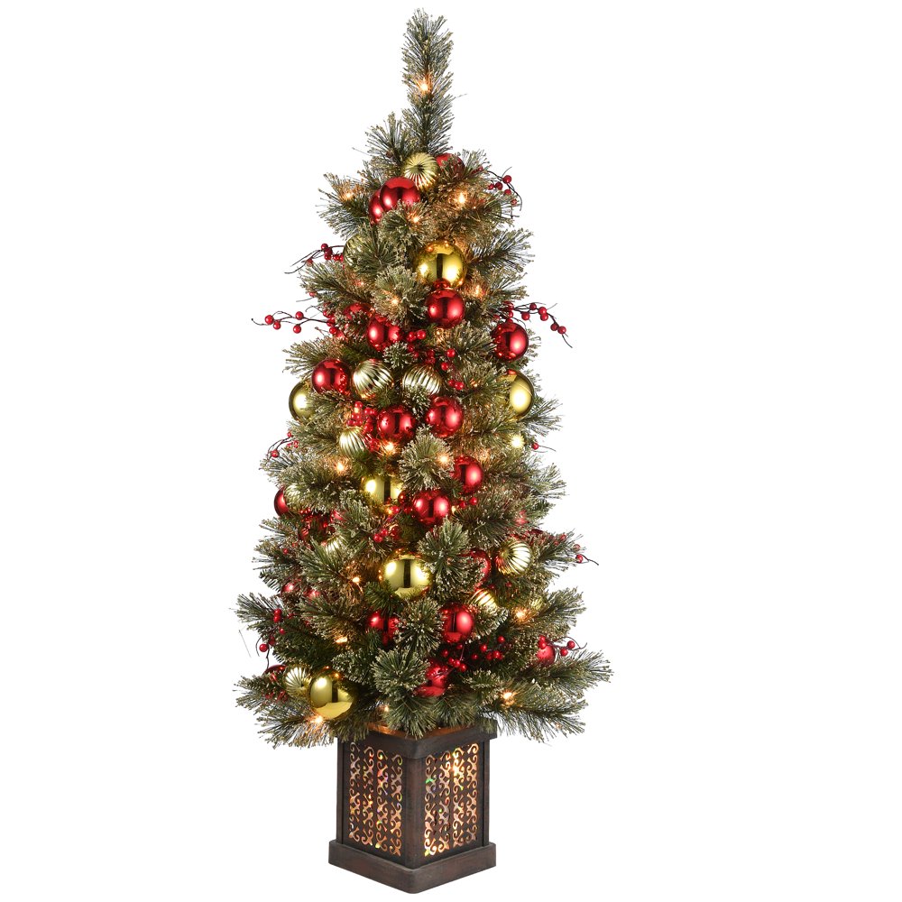 4 ft. Dakota Pine Entrance Tree with Clear Lights