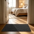 thumbnail image 6 of Cadancy Doormat Woven Texture Non Slip Backing Entryway Rug for Front Door Mudroom Patio Low Profile Absorbent Floor Mat Machine Washable Home Kitchen Accent Carpet Pad, 6 of 8