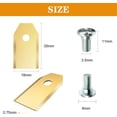 thumbnail image 2 of Jinsinto 30 x Titanium Replacement Blades for all Automower Lawn Mowers, 2 of 5