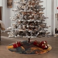 thumbnail image 4 of Sikiie Prairie Meditating Lion Nativity Christmas Tree Skirt, Jesus Christian Winter Holiday Tree Mat Decoration(30-48IN)30", 4 of 6