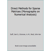 Direct Methods for Sparse Matrices (Monographs on Numerical Analysis), Used [Hardcover]