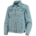 thumbnail image 2 of Women's The Wild Collective Blue Austin FC Print Denim Button-Up Jacket, 2 of 3
