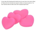thumbnail image 4 of Uxcell Tennis Vibration Dampener, 10 Pack Heart Shock Absorber Pink, 4 of 6