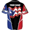 thumbnail image 3 of Lotusprinthandmade Personalized Name & Number Sports Puerto Rico Baseball Jersey XS-5XL Multicolor, 3 of 5