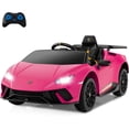 thumbnail image 1 of Licensed Lamborghini Huracan Ride on Car by OLAKIDS, 12V Kids Electric Vehicle Battery Powered Toy with Remote Control, LED Lights, Spring Suspension, Bluetooth, MP3, Aged 3-8 Years, 1 of 9