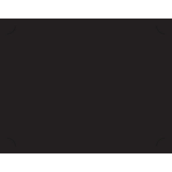 Great Papers Certificate Holders, 9.38" x 12", 10 Pack, Black