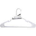 thumbnail image 2 of Merrick Tubular Hanger, Plastic, White Pack of 10, 2 of 2