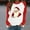 9-Red, variant on Women's Christmas Sweatshirt Santa Claus Print Pullover Long Sleeve Casual Holiday Tops Winter Raglan Graphic Sweater