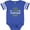 Football Blue and White, variant on Inktastic Papas Future Hunting Buddy Boys or Girls Baby Bodysuit