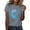 Grey, variant on Women's Cap Sleeve Tank Tops Women's Sunflower Summer T Shirt Plus Size Loose Top Tops Girls Short Sleeve Graphic Casual T Shirt