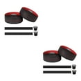 thumbnail image 3 of ZheElen 2 Pièces Poignée de Vélo Bar Tapes Anti-Dérapant Route Vélo Enveloppe Ceintures Absorption des Chocs Anti-vibration EVA Accessoires Rouge 2Set, 3 of 6