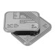 thumbnail image 1 of Deslizador De Empuje Magnético Para La Yema Del Dedo, Tarjeta De Empuje Magnética Silver K EDC Aleación De Zinc Seguro Btter Amortiguación Sonido Nítido Para Trabajar, 1 of 8