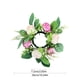 thumbnail image 5 of Wreath Simulation Flowers Peony Candlestick European Holiday Decorations Wedding Desktop Home Decoration, Peony Candlestick Wreath Simulation Flowers, European Holiday Decorations Wedding, 5 of 7