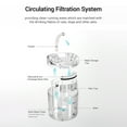 thumbnail image 3 of Fuente de agua para gatos, dispensador de agua para perros, fuente de agua automática súper silenciosa de 2 l para mascotas, 2 modos de flujo de agua para gatos, perros y varias mascotas, 3 of 9