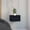 Black 6, variant on Wall-Mounted Floating Nightstand with Single Drawer, Space Saving Side Table for Bedroom, Small End Table in Black, 13.8x13.2x9.8 Inches