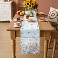 thumbnail image 2 of Blue Starfish Coastal Table Runner 72 Inches, Nautical Summer Beach Ocean Coral Bed Runner Dresser Scarves Tabletop for Indoor Outdoor Parties/Ceremony/Banquet, 18" x 72", 2 of 9