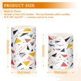 thumbnail image 6 of Yayeee Flameless Candles with Remote Flickering Battery Operated Multi Color Changing, White Triangles, 6 of 7