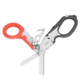 thumbnail image 1 of Folding Scissors Stainless Steel Clear Scale Wind Breaker Cutter Wrench Tool for Outdoor,Multi Function Folding Scissors with Safe Locking Mechanism and Stainless Steel Material, 1 of 8