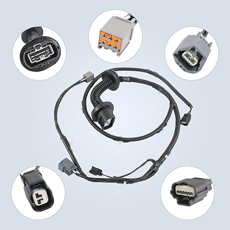 Rear Door Jumper Harness Compatible with 2009-2014 Ford F150 Crew Cab Rear Left Door Jumper Wire Assembly Replaces # 9L3Z-14630-CAA, AL3T-14632-DD, 9L3T-14632-JCA(Rear Right)