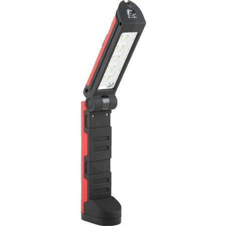 - Foldable LED Flashlight with Magnetic Base and Hanging Hook –Dual Beam Work Lamp for Auto Repair, Hiking, Roadside Assistance by Stalwart