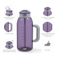 thumbnail image 6 of Zak Designs 64 oz. Water Bottle Plastic with Silicone Spout and Cover for Cold Water Large Capacity Outdoor Indoor, 6 of 9