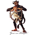 thumbnail image 2 of CafePress - Gruss Vom (Greetings From) Krampus Travel Mug - Insulated Stainless Steel Travel Tumbler 20 oz., 2 of 3