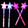 thumbnail image 3 of Illuminated Stars Children Bar Five-pointed Star Magic Flash Girl Stick Kids Toys, 3 of 5