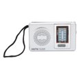 thumbnail image 1 of AM FM Radio Silver Gray Pocket Size AM FM Compact Simple Design AA Battery Powered Pocket Radio for Parents Grandparents, 1 of 5