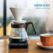 Digital Scale, AMIR 3kg/0.1g Coffee Scale Rechargeable Pour-Over Digital Coffee Scale with Touch Sensor Precise Scale for Kitchen Home Office