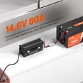 thumbnail image 4 of Cargador de batería LiTime 80A 12V LiFePO4 con ventilador de enfriamiento inteligente, 4 of 7