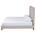 thumbnail image 3 of Baxton Studio Hirst Platform Bed, Multiple Sizes, Multiple Colors, 3 of 9