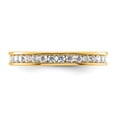 thumbnail image 3 of 14k Polished Size 4 Channel-set 1/2 carat Diamond Complete Eternity Band, 3 of 5