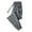 Dark Gray, variant on Guitiannn Mens Solid Sports Leisure Trousers Fitness Loose Running Training Leg Guard Pants Trousers Ninth Pants Mens Pants, Size XXXXL