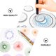 thumbnail image 4 of 1 Set 22pcs Multifunción Kit de dibujo herramientas de dibujo creativo (transparente), 4 of 6