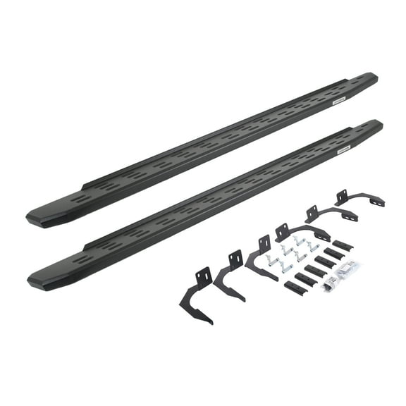 Go Rhino 69609980PC RB30 Running Boards with Mounting Bracket Kit For Ram 11-14 1500, Dodge 09-10 Ram 1500 (Extended Cab Pickup)