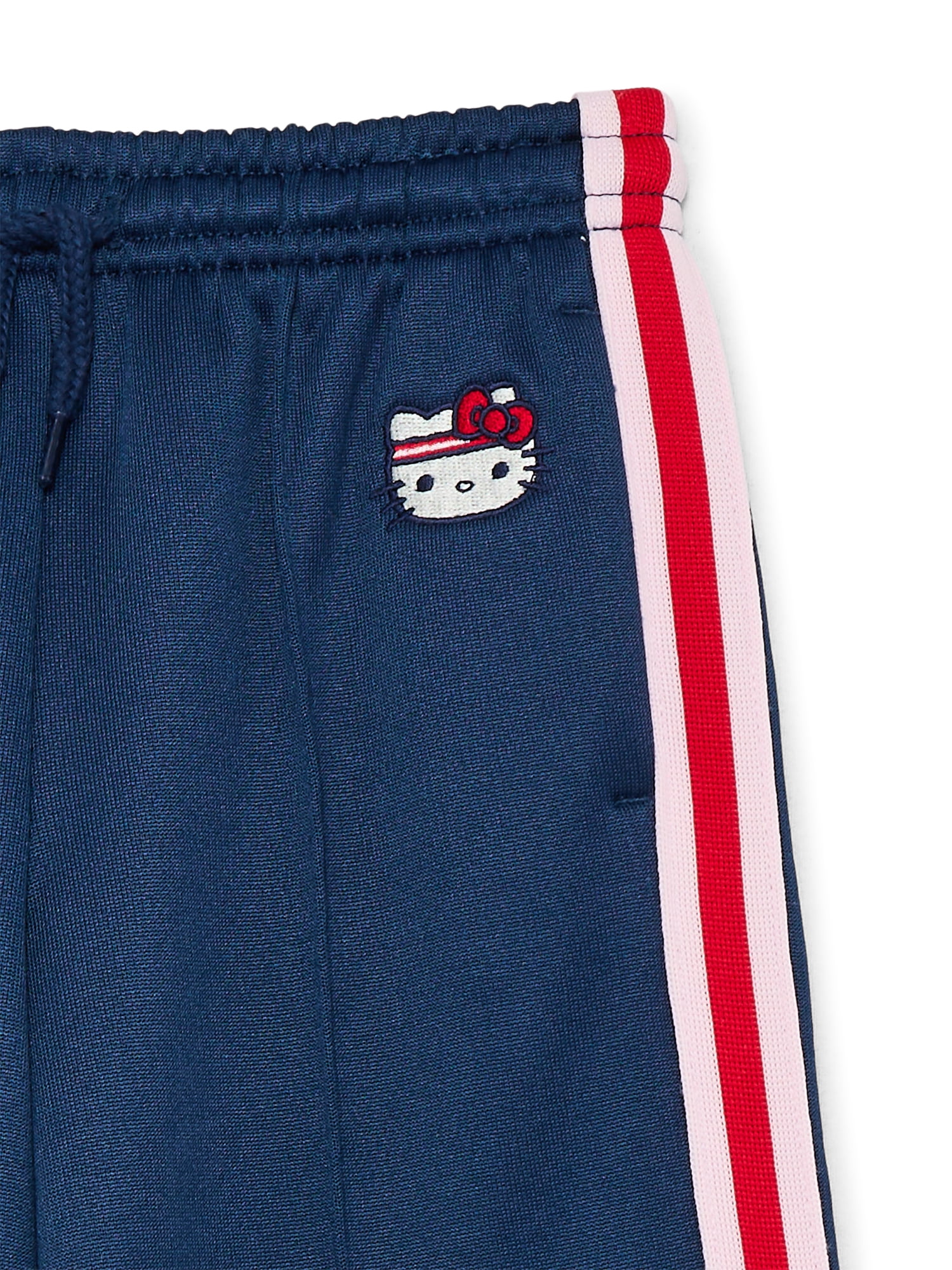 Wonder Nation Hello Kitty Baby and Toddler Girls Graphic Track Pants, Sizes 12M-3T