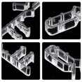 thumbnail image 2 of icolorfuled Clear Acrylic Valance Clips for Window Blinds Repair 12 Pieces Transparent Lightweight Portable, 2 of 7