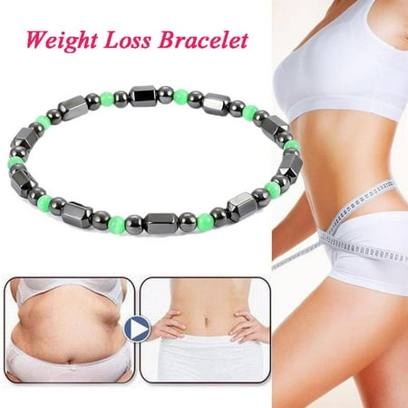 Mens And Womens Bracelets Tbest Women Men Magnetic Therapy Hematite Bracelet Weight Loss Bangle Jewelry Black Green, Hematite Bangle, Magnetic Hematite Bracelet ()