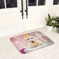 thumbnail image 5 of Non Slip Door Mat, Dog Sitting In Bathtub With Duck On Head Fast Drying Bath Tub Mats, Absorbent Bathroom Rugs Entrance Welcome Mat, Bath MatS for Tub, Floor, Home, Kitchen, Hotel,16x24in, 5 of 7