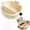 Brown, variant on Double-Layer Colander Washing Bowl & Fruit Tray, Brown, 16*10cm Daily household fruit arrangement display,Fruit tray,Borosilicate glass-Brown
