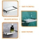 thumbnail image 2 of Tenedor de aseo de acero inoxidable Teléfono de pared Flotante Estantes de pared Baño Teléfono de baño, 2 of 3