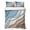 Blue Brown, variant on King Quilt Set 96''x106'', Navy Blue Brown Ombre Lightweight Bedspread Coverlet Set with 2 Pillow Shams, Modern Geometric Abstract Cream Breathable All Season Quilt Bedding for Bedroom/Guest Room